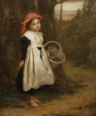 Augustus Edwin Mulready - A Little Violet Seller 1877