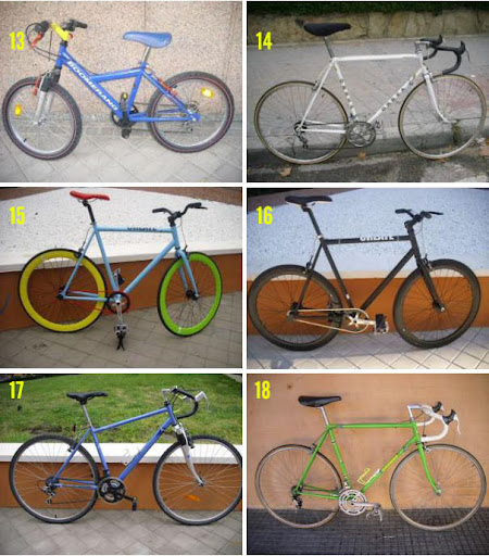 ¿Reconoces alguna bici? Escríbenos