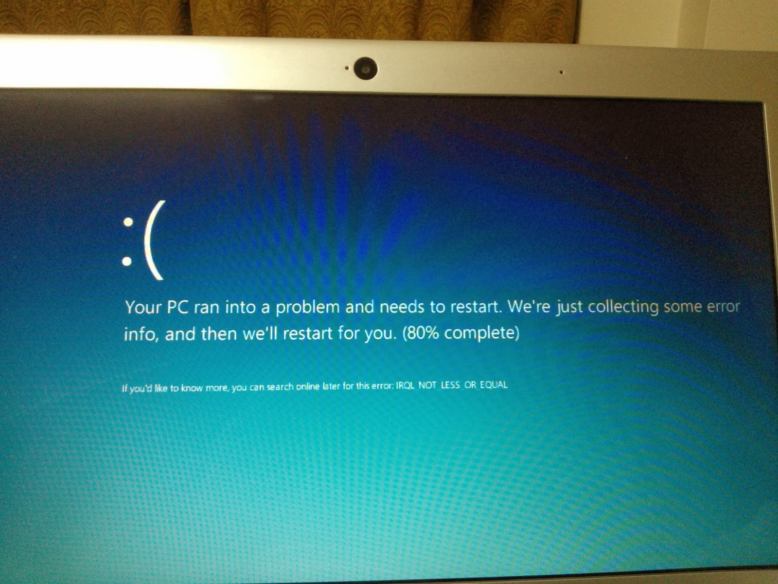 Windows 8 Pro error