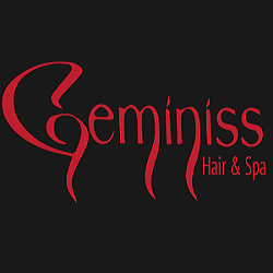 Geminiss Hair & Spa logo