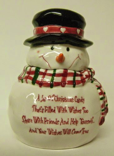  Snowman Candy Jar Bella Casa By Ganz