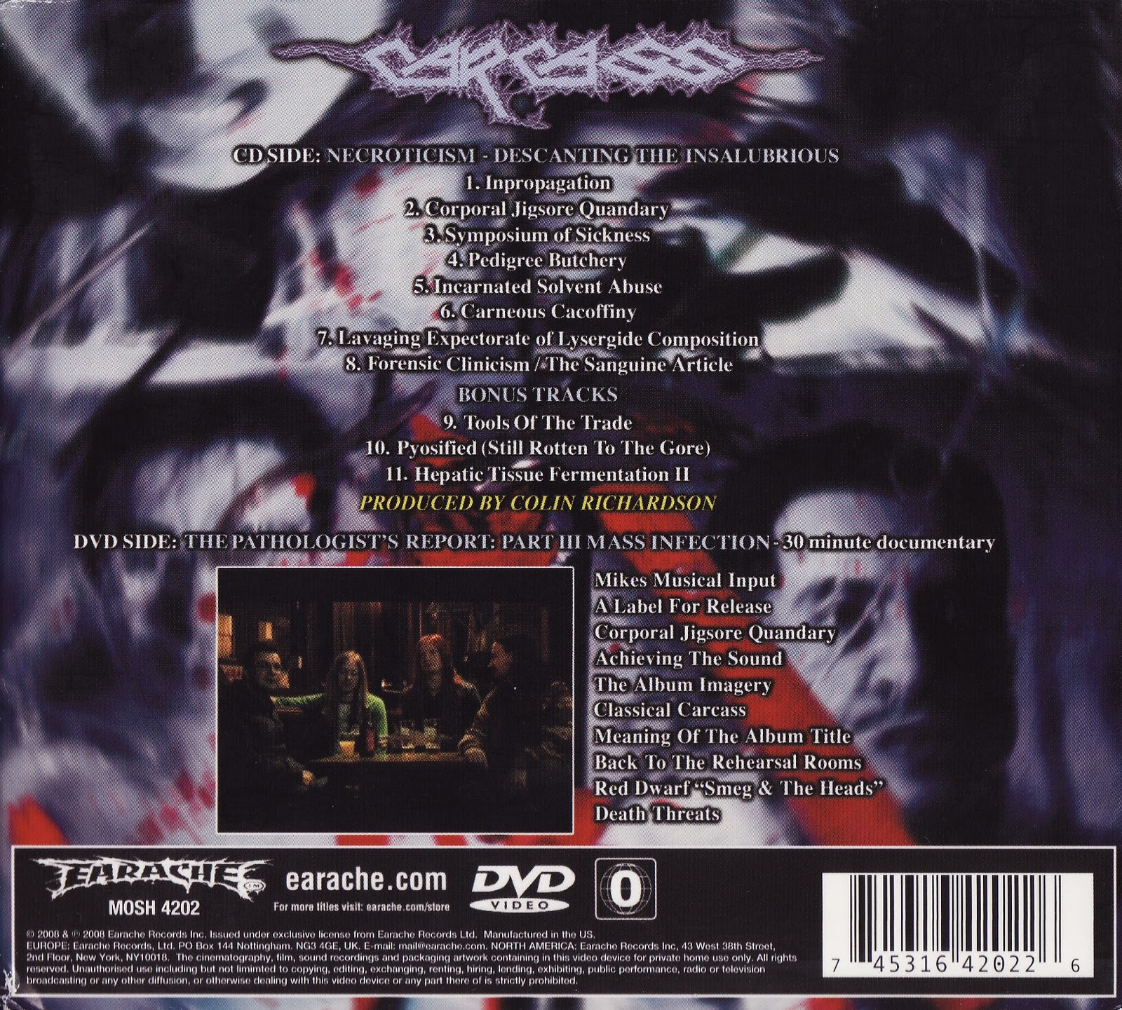Carcass - Necroticism - Descanting the Insalubrious
