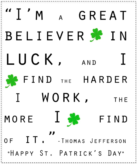 St. Patrick's Day quote