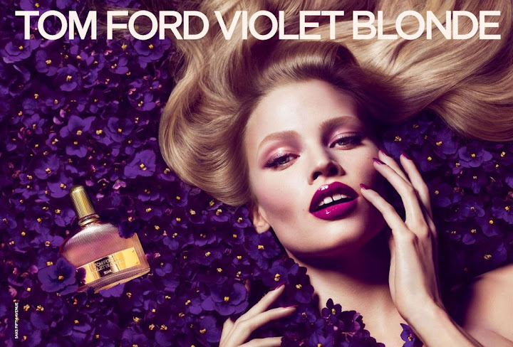 Tom Ford "Violet Blonde" Fragrance, campaña otoño invierno 2011