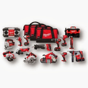 Milwaukee 2696-15 18V Cordless M18 Lithium-Ion 15-Tool Combo Kit