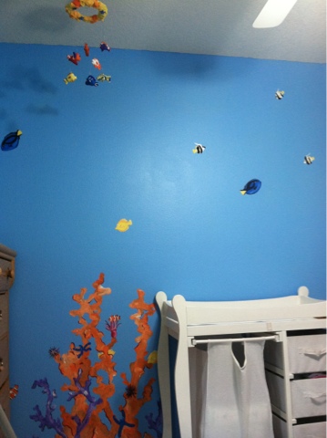 Brittney Owens Ocean Themed Baby Room Completed