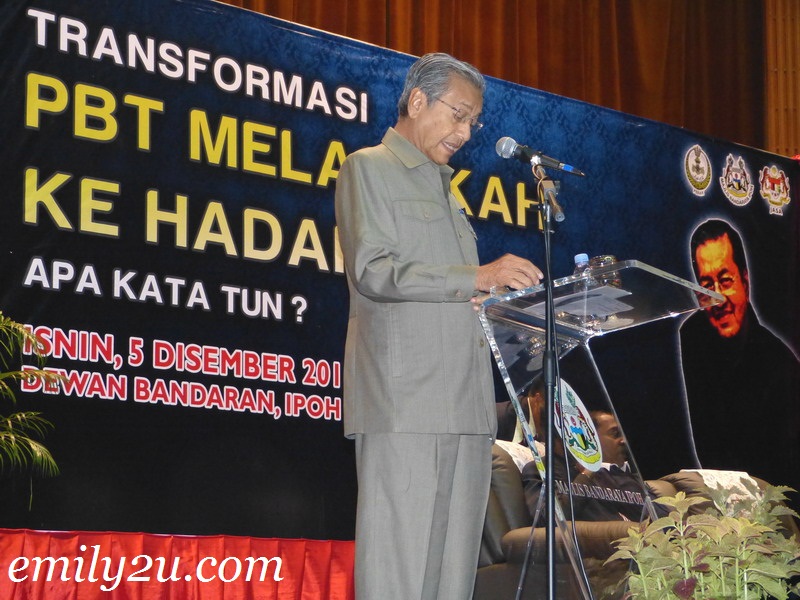 executive talk Tun Dr Mahathir