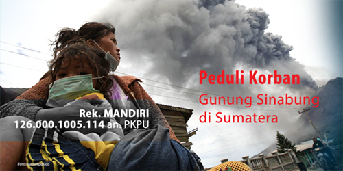 Peduli Korban Sinabung, Sumatera Utara