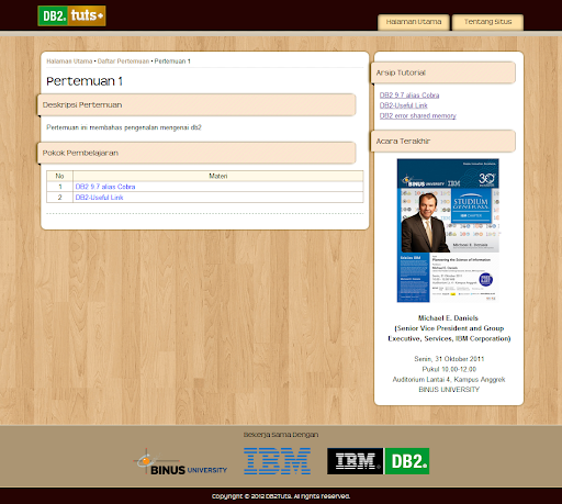 CodeIgniter dengan database IBM DB2