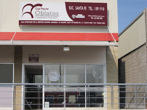 Caja Popular Oblatos, Avenida Concepción 22, Santa Fe, 45655 Tlajomulco de Zúñiga, Jal., México, Cooperativa de ahorro y crédito | JAL