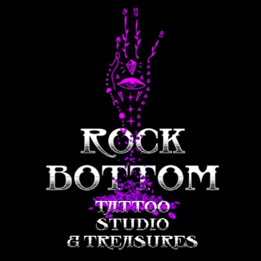 Rock Bottom Tattoo Studio and Treasures logo