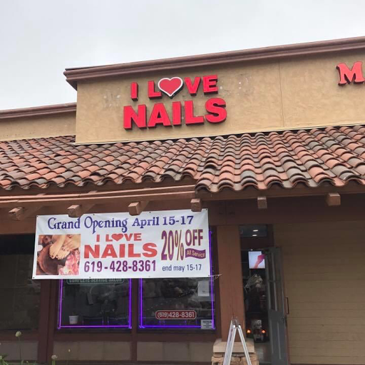 I Love Nails logo