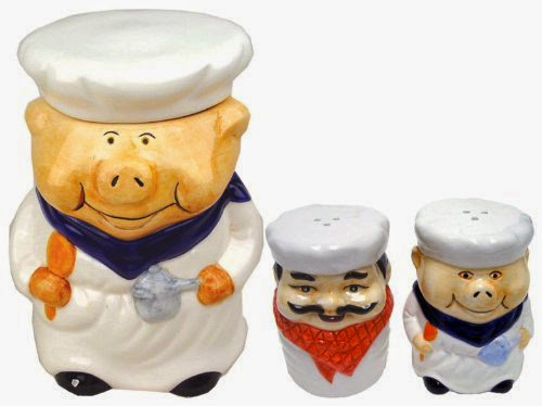  Bamboo Studios Chef Man Cookie Jar, 6-Inch by 4-Inch