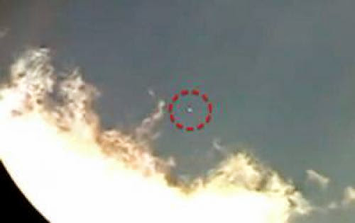 Ufo Found Over Denver Colorado Using Infrared Camera Passing Below The Clouds