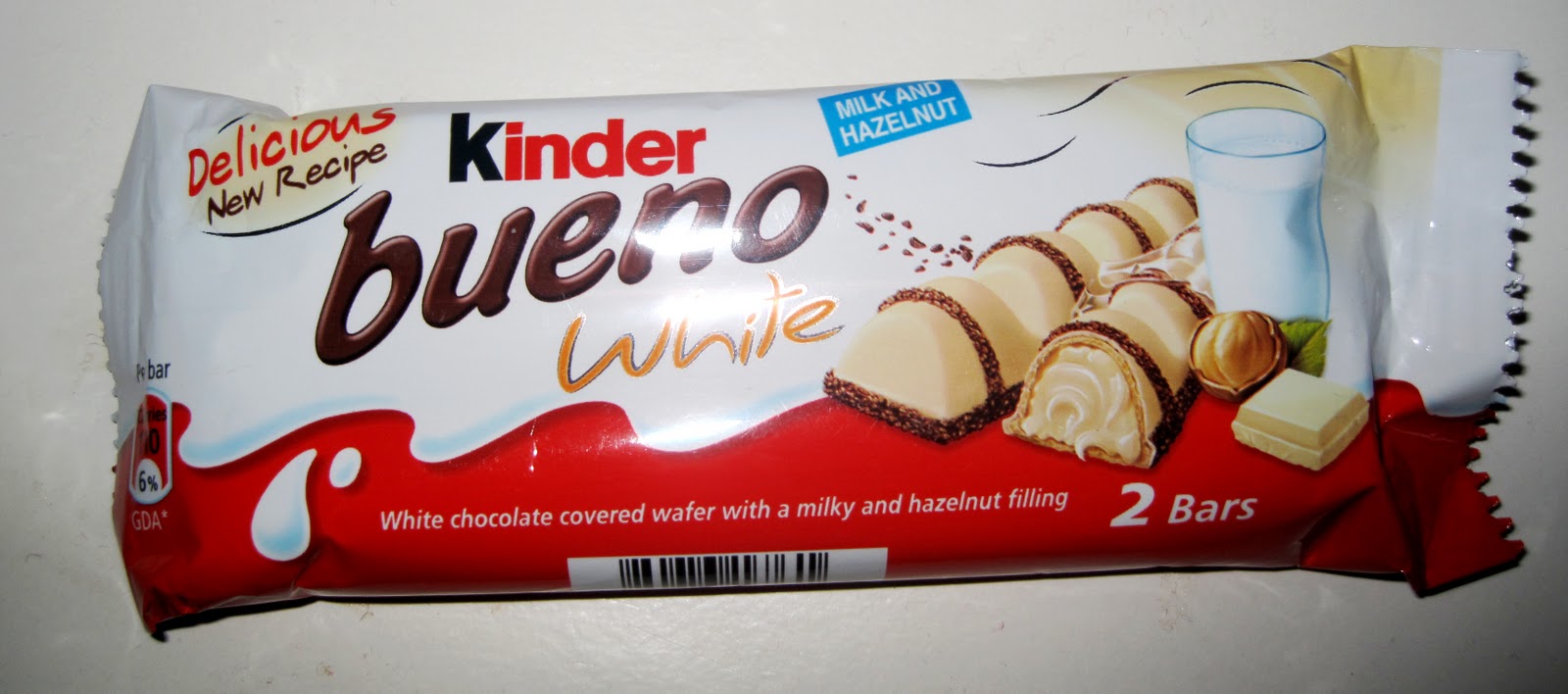 xperiment: KINDER BUENO WHITE REVIEW - new recipe