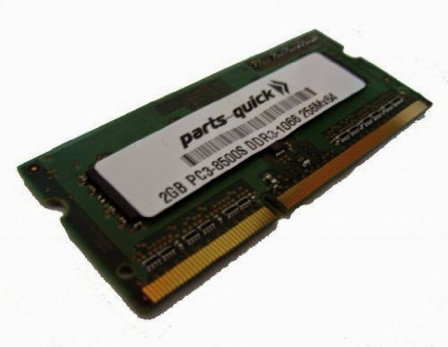  2GB DDR3 Memory Upgrade for Gateway LT Netbook LT4010u PC3-8500 204 pin 1066MHz Laptop SODIMM RAM (PARTS-QUICK BRAND)