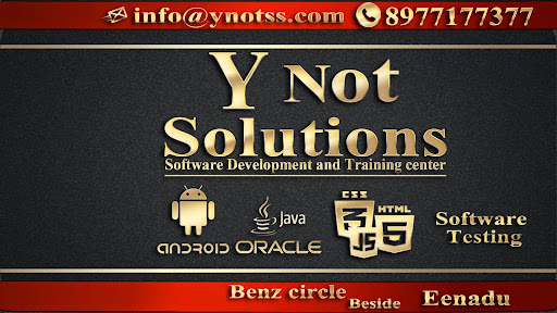 YNot Software Solutions, Chennupati Ramakotayya Main Road, Patamatalanka, Benz Circle, Vijayawada, Andhra Pradesh 520010, India, Software_Training_Institute, state AP