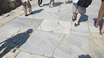 Remaining marble that made up Ephesus' streets