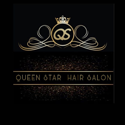 Queenstar Hair beauty and cosmetics Afro,caucasian and Asian salon logo