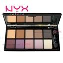 NYX 10 Color Eye Shadow Palette สี ECP 07 VERSUS ปลีก ส่ง ราคาถูก มีรีวิว review