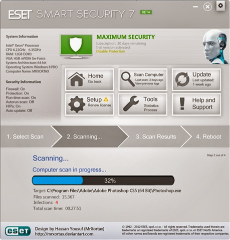 Eset Nod32 Smart Security - Antivirus - SysRescue Live CD 7.0 [x32.x64] [Español] 2013-10-18_17h59_52