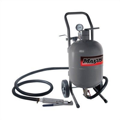 45 Pound Pressure Feed Sandblaster with Steel Hopper