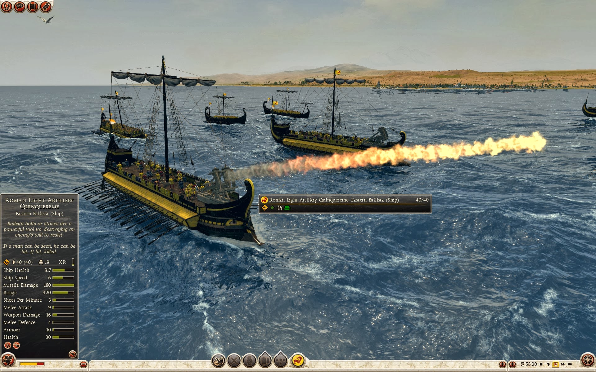 Quinquereme d’artiglieria leggera romana - Balista orientale (nave)