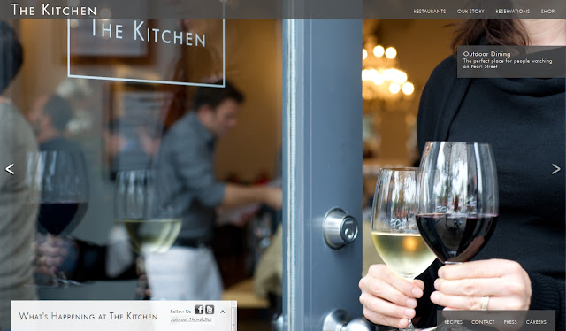 ＊餐廳官方網站也能那麼攝影味 The Kitchen Community Web Site 2