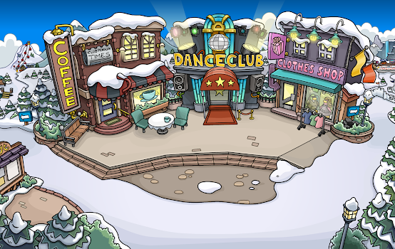 Club Penguin Rooms: The Town