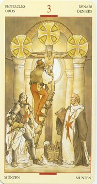Таро Святого Грааля  (Holy Grail Tarot). Галерея 24-Minor-Discs-03