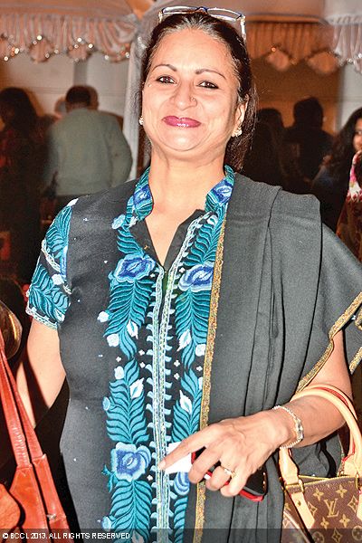 Smita Chandra during the staging of the play 'Murder', held in Lucknow. 