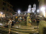 After a nice little distance, we finally got to the endpoint of the walking tour: the Spanish Steps After a nice little distance, we finally got to the endpoint of the walking tour: the Spanish Steps