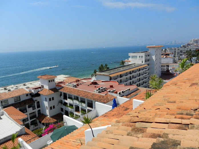 View from the condo pool deck, PV