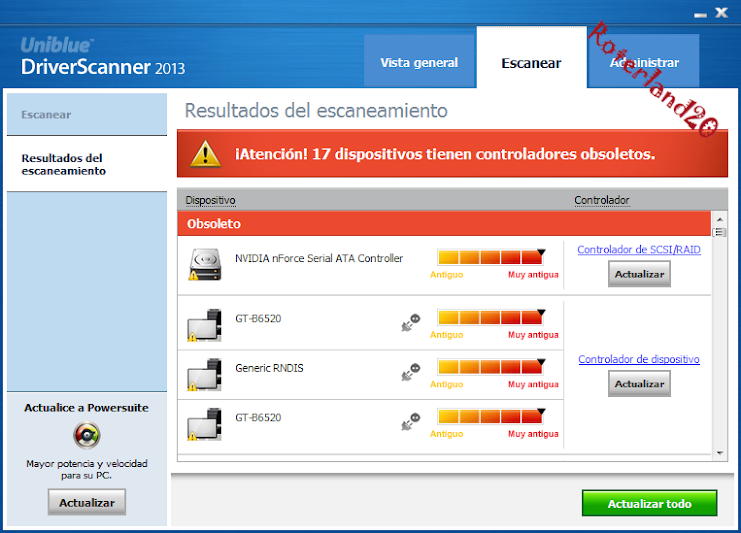 Uniblue DriverScanner 2013 v4.0.100 [Español] [Full] [FS 