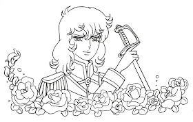 Lady Oscar coloring pages