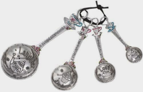  Ganz Measuring Spoons Mom's Kitchen Set of 4