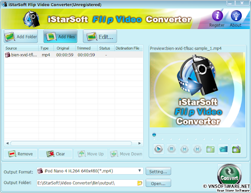 iStarSoft Flip Video Converter 
