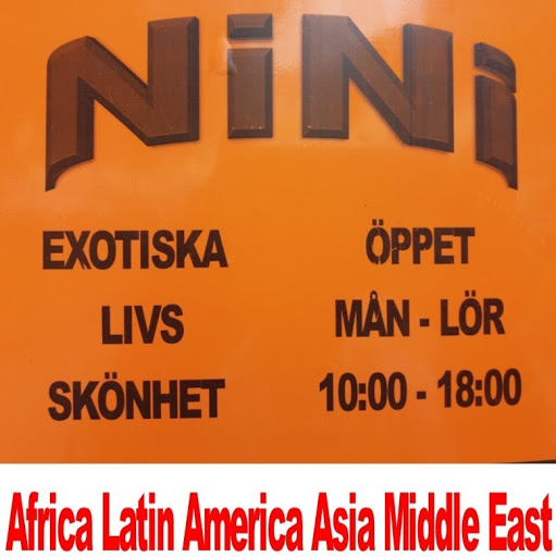 NiNi EXOTISKA AFRICAN ASIAN INDIAN CARRIBEAN LATIN AMERICAN MIDDLE EAST FOOD