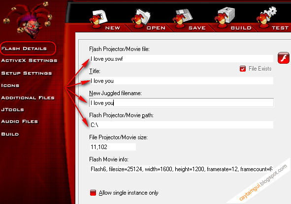 Hướng dẫn tạo Flash tỏ tình trên Desktop
