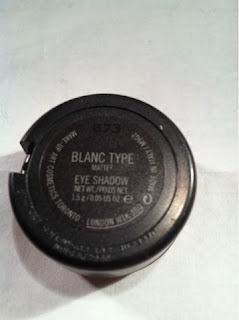 MAC Eyeshadow Blanc Type Packaging 