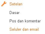 pengaturan email dan seluler - fajar zikri blog