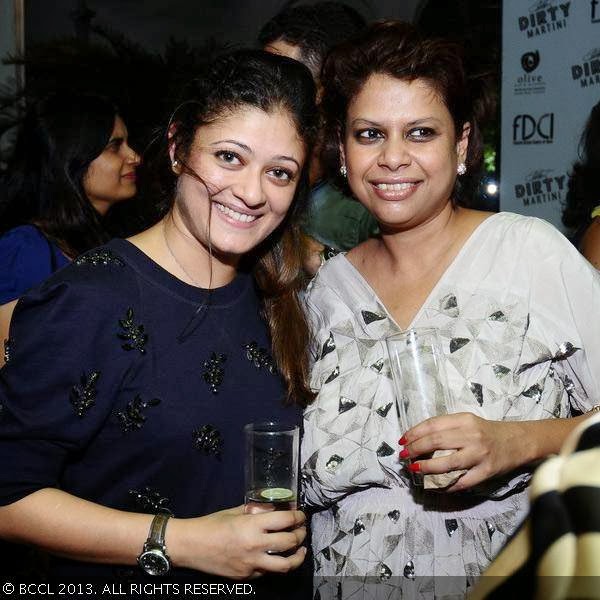 Pallavi Mohan and Julie during the opening party of Wills Lifestyle India Fashion Week (WIFW) Spring/Summer 2014, held at Olive, Mehrauli, New Delhi, on October 09, 2013.
