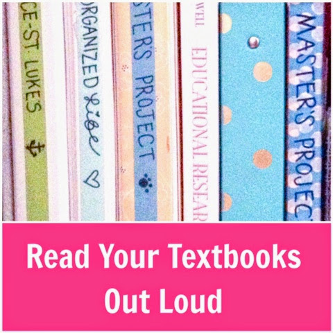 Organized Charm: Read Your Textbooks Out Loud