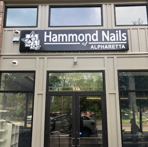 Hammond Nails of Alpharetta logo