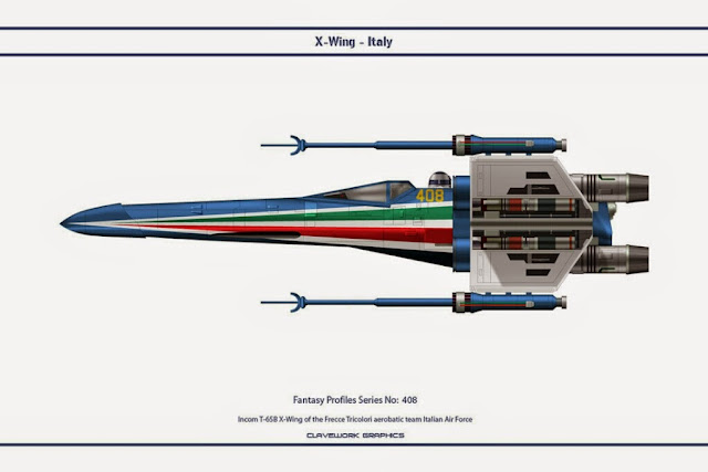 X-Wing de Clavework Graphics
