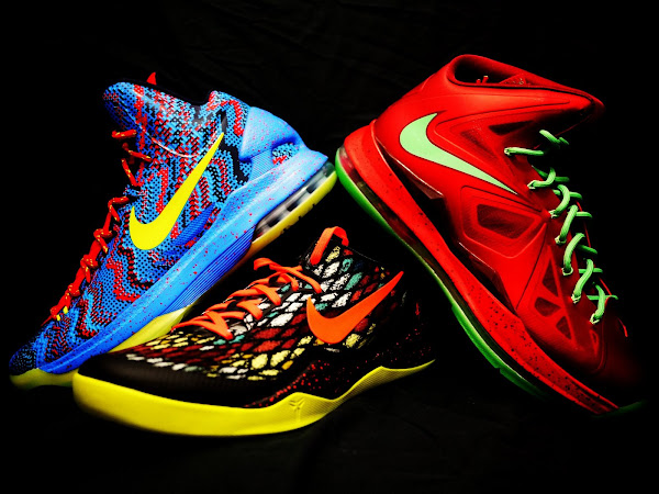 Throwback Thursday Look Back at LBJ8217s 2011 Christmas Shoes