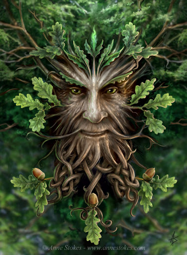 Winter Solstice Day 4 Of Yule The Gods Of Yule The Holly King And The Oak King Image