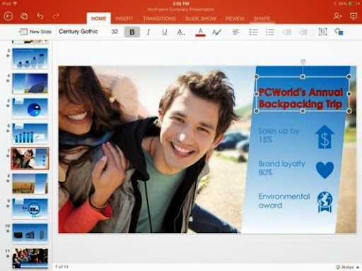 OfficeforiPad初步評測:功能有待增加