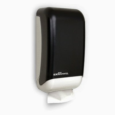  Exitowel Mini Fold Dispenser Color: Dark Translucent