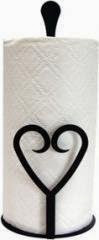 Village Wrought Iron Heart Paper Towel Stand